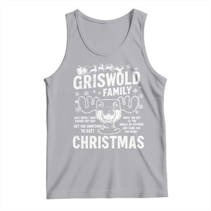 Funny Christmas Vacation Eggnog Tank Top Griswold Family Can I Refill Your Eggnogs Xmas Movie TS11 Athletic Heather Print Your Wear
