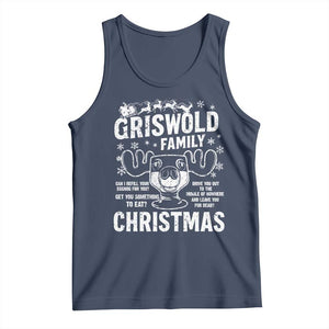 Funny Christmas Vacation Eggnog Tank Top Griswold Family Can I Refill Your Eggnogs Xmas Movie TS11 Navy Print Your Wear