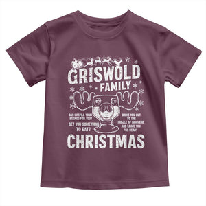 Funny Christmas Vacation Eggnog Toddler T Shirt Griswold Family Can I Refill Your Eggnogs Xmas Movie TS11 Maroon Print Your Wear