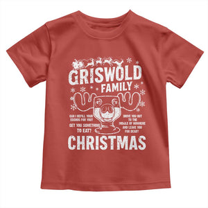 Funny Christmas Vacation Eggnog Toddler T Shirt Griswold Family Can I Refill Your Eggnogs Xmas Movie TS11 Red Print Your Wear