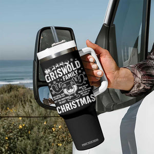 Funny Christmas Vacation Eggnog Tumbler With Handle Griswold Family Can I Refill Your Eggnogs Xmas Movie TS11 Print Your Wear