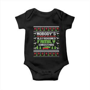 Funny Christmas Vacation Movie Baby Onesie Nobodys Walking Out On This Fun Old Fashioned Family Christmas TS11 Black Print Your Wear