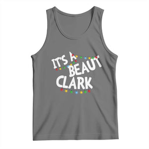 Funny Xmas Movie Its A Beaut Clark Tank Top Christmas Vacation Holiday Lights TS11 Black Heather Print Your Wear