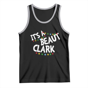Funny Xmas Movie Its A Beaut Clark Tank Top Christmas Vacation Holiday Lights TS11 Black Athletic Heather Print Your Wear