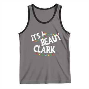 Funny Xmas Movie Its A Beaut Clark Tank Top Christmas Vacation Holiday Lights TS11 Deep Heather Black Print Your Wear