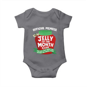 Funny Christmas Vacation Movie Baby Onesie Official Member Jelly Of The Month Club TS11 Charcoal Print Your Wear