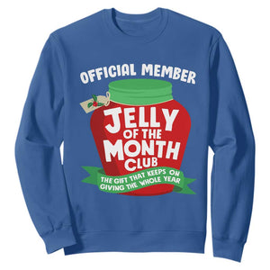 Funny Christmas Vacation Movie Sweatshirt Official Member Jelly Of The Month Club TS11 Royal Blue Print Your Wear