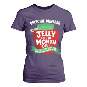 Funny Christmas Vacation Movie T Shirt For Women Official Member Jelly Of The Month Club TS11 Purple Print Your Wear