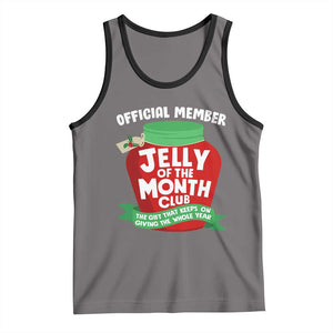Funny Christmas Vacation Movie Tank Top Official Member Jelly Of The Month Club TS11 Deep Heather Black Print Your Wear