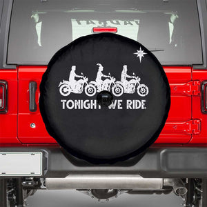 Funny Christmas Christian Biker Spare Tire Cover Tonight We Ride Three Wise Men Faith Xmas Motorbikes TS11 Black Print Your Wear