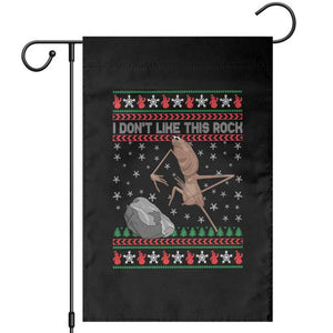 Funny Marcus The Worm Christmas Garden Flag I Dont Like This Rock Xmas Meme TS11 Black Print Your Wear