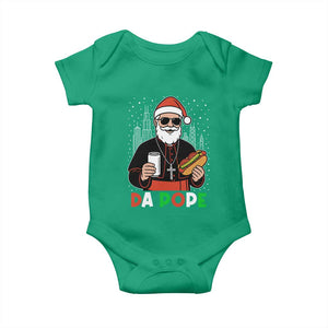 Pope Leo XIV Christmas Baby Onesie Cardinal Robert Prevost Santa Chicago TS11 Irish Green Print Your Wear