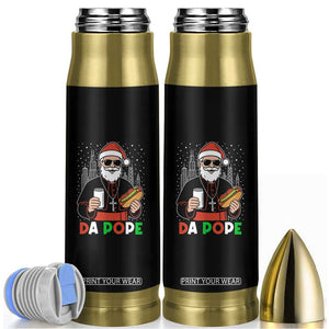 Pope Leo XIV Christmas Bullet Tumbler Cardinal Robert Prevost Santa Chicago TS11 Black Print Your Wear