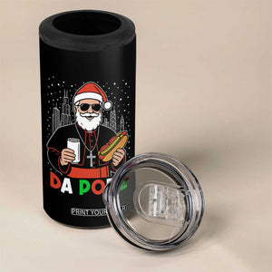 Pope Leo XIV Christmas 4 in 1 Can Cooler Tumbler Cardinal Robert Prevost Santa Chicago TS11 Print Your Wear