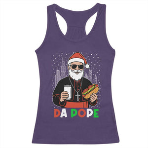 Pope Leo XIV Christmas Racerback Tank Top Cardinal Robert Prevost Santa Chicago TS11 Purple Print Your Wear