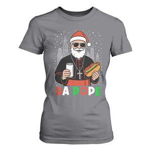 Pope Leo XIV Christmas T Shirt For Women Cardinal Robert Prevost Santa Chicago - Print Your Wear