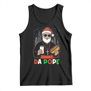 Pope Leo XIV Christmas Tank Top Cardinal Robert Prevost Santa Chicago TS11 Black Print Your Wear