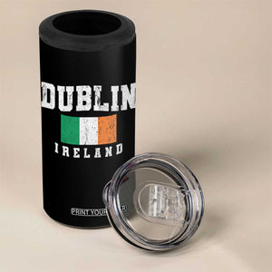 Dublin Ireland Flag Irish Retro Throwback Sports Design 4 in 1 Can Cooler Tumbler TS11 Print Your Wear