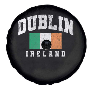 Dublin Ireland Flag Irish Retro Throwback Sports Design Spare Tire Cover TS11 Print Your Wear