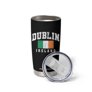 Dublin Ireland Flag Irish Retro Throwback Sports Design Tumbler Cup TS11 Print Your Wear