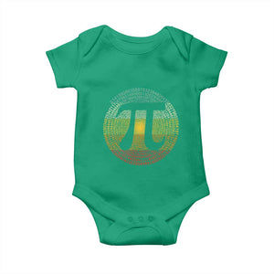 Pi Day Baby Onesie - 3,14 Pi Number Retro Symbol - Math Science TS11 Irish Green Print Your Wear