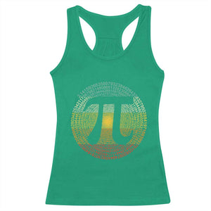 Pi Day Racerback Tank Top 3,14 Pi Number Retro Symbol Math Science TS11 Irish Green Print Your Wear