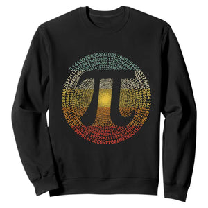 Pi Day Sweatshirt 3,14 Pi Number Retro Symbol Math Science TS11 Black Print Your Wear