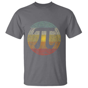 Pi Day T Shirt 3,14 Pi Number Retro Symbol Math Science TS11 Charcoal Print Your Wear