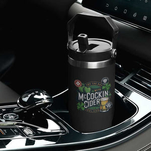 End The Day With McCockin Cider Flip Straw Tumbler Ireland Beer Lover St Patricks Day Humor TS11 Print Your Wear