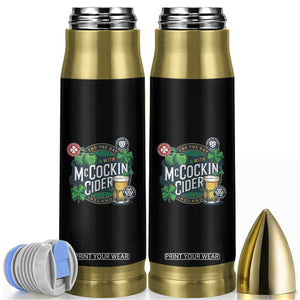 End The Day With McCockin Cider Bullet Tumbler Ireland Beer Lover St Patricks Day Humor TS11 Black Print Your Wear