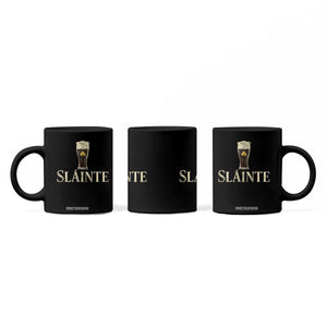 Funny Slainte Stout Beer Irish Drinking St Patricks Day Coffee Mug TS11 Print Your Wear