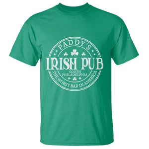 Funny Paddys Irish Pub T Shirt The Worst Bar In America St Patricks Day Beer Drinking TS11 Irish Green Print Your Wear