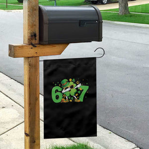 Funny Six Seven 67 St Patricks Day Dabbing Shamrock Garden Flag TS11 Print Your Wear