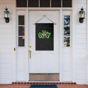 Funny Six Seven 67 St Patricks Day Dabbing Shamrock Garden Flag TS11 Print Your Wear