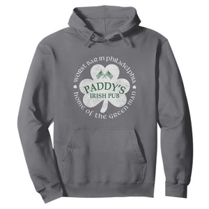 Funny Paddys Irish Pub Hoodie Worst Bar In Philadelphia St Patricks Day Beer Drinking TS11 Charcoal Print Your Wear