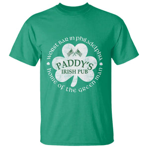 Funny Paddys Irish Pub T Shirt - Worst Bar In Philadelphia - St Patricks Day Beer Drinking TS11 Irish Green Print Your Wear