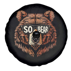 Sobriety Anniversary Sober Bear AA NA Recovery Spare Tire Cover TS11 Print Your Wear