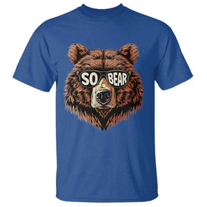 Sobriety Anniversary Sober Bear AA NA Recovery T Shirt TS11 Royal Blue Print Your Wear