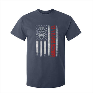10 Years Sober T Shirt For Kid 10 Years Sobriety Anniversary Vintage American Flag TS11 Navy Print Your Wear