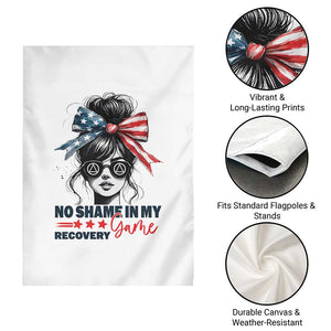 No Shame In My Recovery Game Garden Flag Sobriety AA NA Anniversary TS11 Print Your Wear