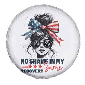 No Shame In My Recovery Game Spare Tire Cover Sobriety AA NA Anniversary TS11 Print Your Wear