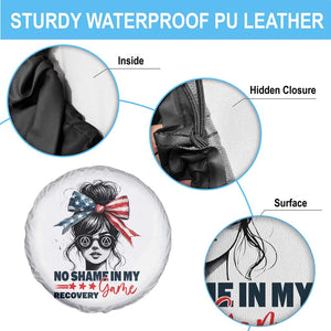 No Shame In My Recovery Game Spare Tire Cover Sobriety AA NA Anniversary TS11 Print Your Wear