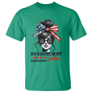 No Shame In My Recovery Game T Shirt Sobriety AA NA Anniversary TS11 Irish Green Print Your Wear