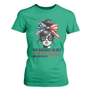 No Shame In My Recovery Game T Shirt For Women Sobriety AA NA Anniversary TS11 Irish Green Print Your Wear