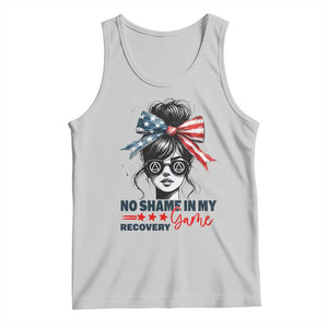 No Shame In My Recovery Game Tank Top Sobriety AA NA Anniversary TS11 Ash Print Your Wear
