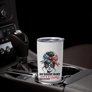 No Shame In My Recovery Game Tumbler Cup Sobriety AA NA Anniversary TS11 Print Your Wear