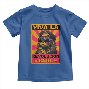 Viva La Revolucion Carl Toddler T Shirt Funny Cat Princess Meme TS11 Royal Blue Print Your Wear