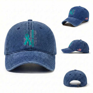 Recovery Matter Sobriety Anniversary Sober AA NA Washed Cotton Baseball Cap Vintage American Flag TS11 Washed Cap Universal Fit Royal Blue Print Your Wear