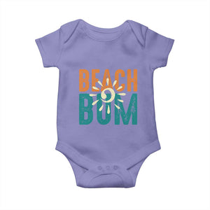 Funny Beach Bum Summer Vacation Baby Onesie Beach Life Sun Light TS11 Violet Print Your Wear