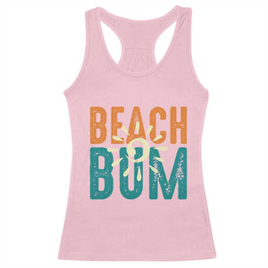 Funny Beach Bum Summer Vacation Racerback Tank Top Beach Life Sun Light TS11 Light Pink Print Your Wear